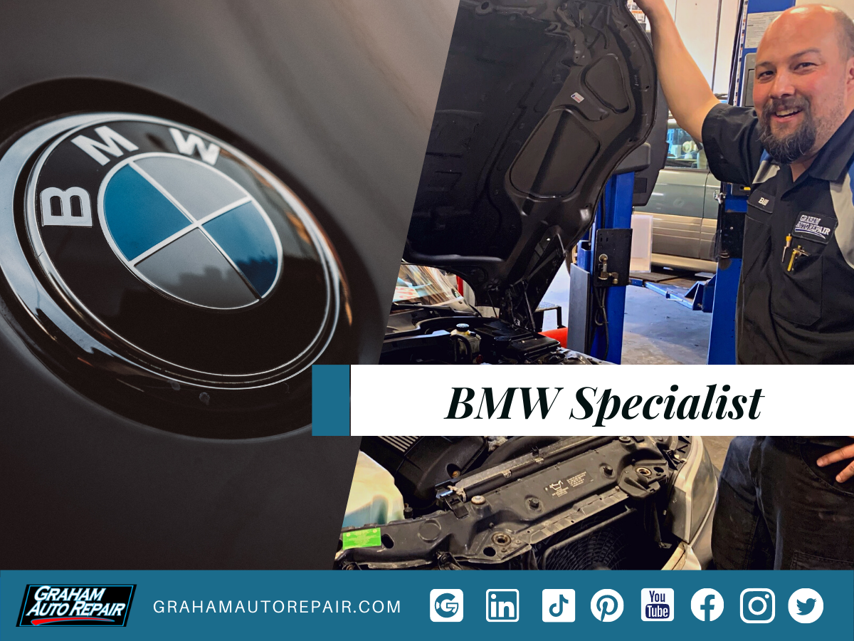 BMW Repair Specialist at Graham Auto Repair in Graham, WA 98338